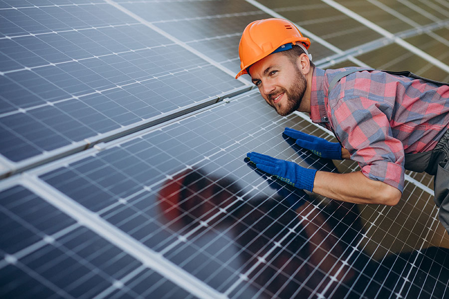 solar panel cleaning